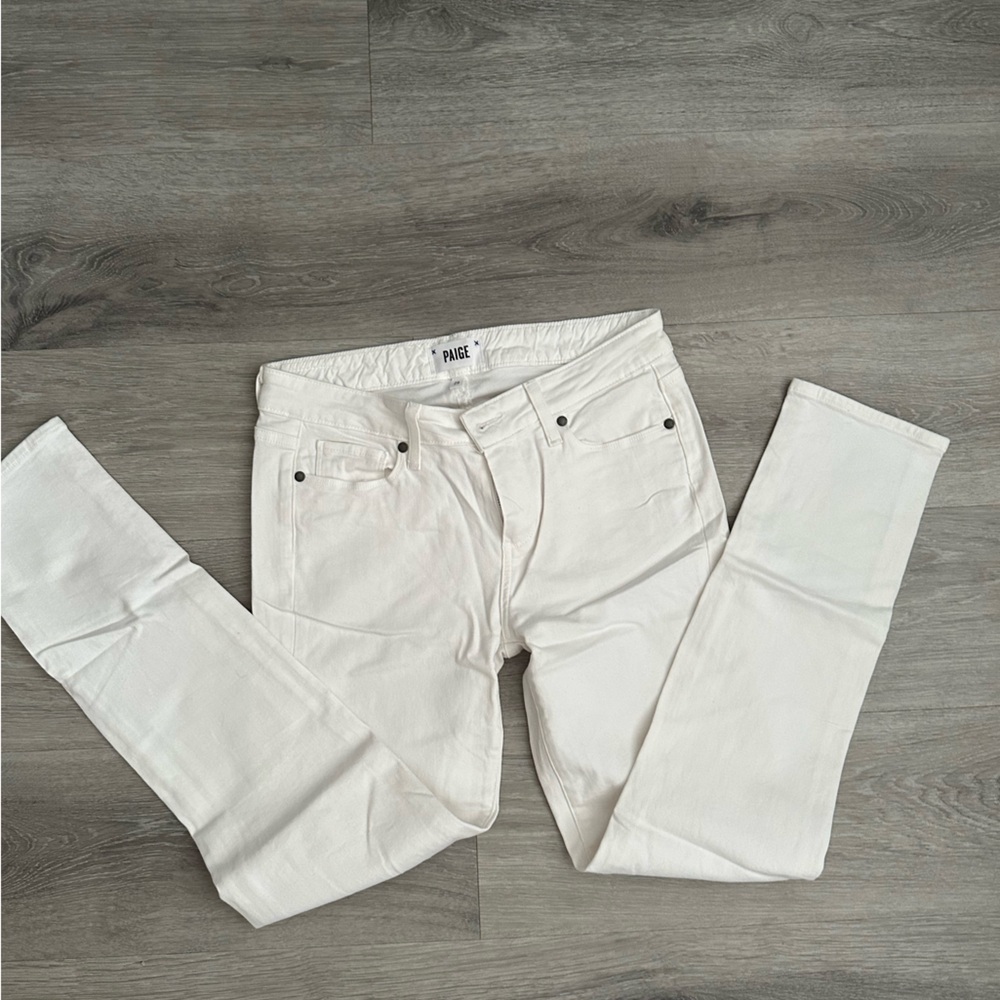 PAIGE Crisp White Jeans